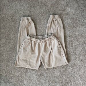 John Galt Beige Jogger Sweatpants